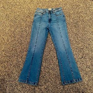 Kenzie high waist flare jeans . Inseam 29”